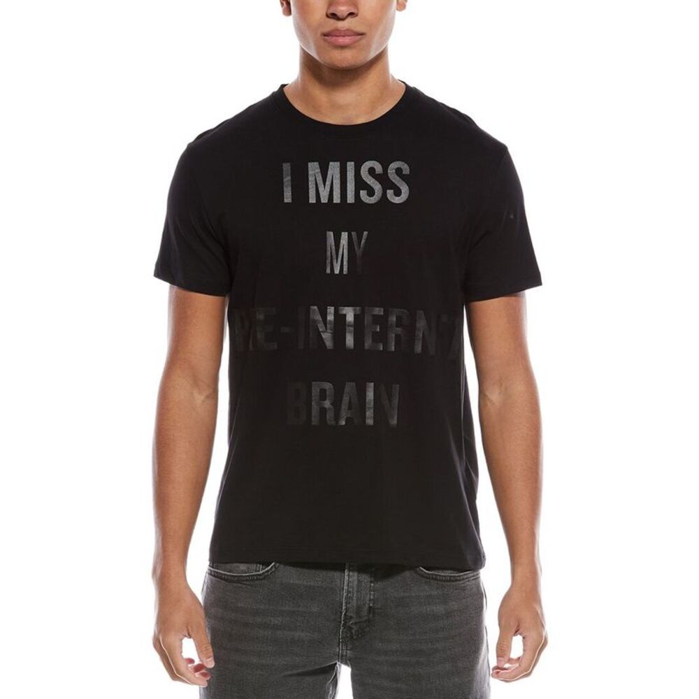 Valentino Mens  T-Shirt, Black